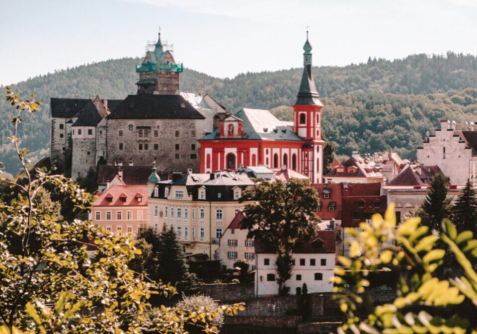 The Czech countryside is dotted with lovely villages, each with its own castle. Pictured above is Loket, near Carlsbad. Our groups will visit here during our excursions.