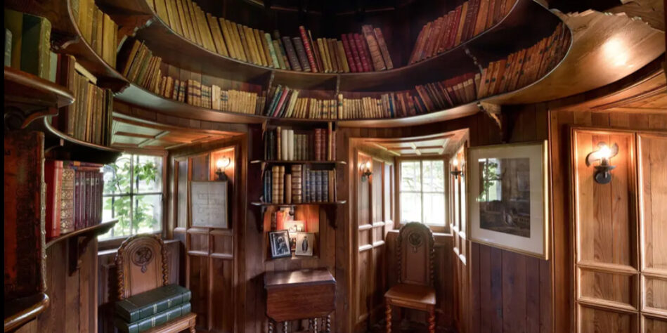 Library in Ferniehirst Castle